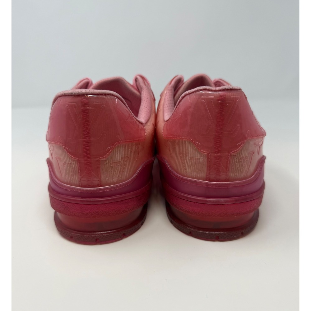 Louis Vuitton Clear Fluorescent Pink Trainer Size 8 US 7 LV - Picture 5 of 9